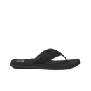 Reef The Layback heren slipper in Black met waterbestendige synthetische strap, geweven voering en zacht EVA voetbed met voetboogondersteuning, verkrijgbaar bij Revert 95 Haarlem