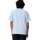 Santa Cruz Tonal Opus Dot Stripe T-Shirt in Fresh Blue, 100% organic cotton 235gsm heavyweight jersey loose fit tee met tonal Opus Dot Stripe print op chest en back in ton-sur-ton lichtblauwe Fresh Blue colorway, verkrijgbaar bij Revert 95 Haarlem
