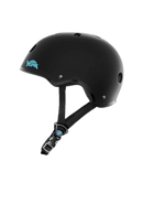 Yepa T-Shell Pro Helmet in Matte Black/Teal van Tony Hawk, pro skatehelm met inset EPS foam, drielaags binnenbekleding en handtekening Tony Hawk, gecertificeerd voor skate en fiets, verkrijgbaar bij Revert 95 Haarlem