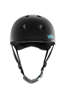 Yepa T-Shell Pro Helmet in Matte Black/Teal van Tony Hawk, pro skatehelm met inset EPS foam, drielaags binnenbekleding en handtekening Tony Hawk, gecertificeerd voor skate en fiets, verkrijgbaar bij Revert 95 Haarlem