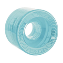 Globe Retro Flex Cruiser Wheel Clear Blue, retro skatewiel van 58mm 83a met back-set conische vorm, verkrijgbaar bij Revert 95 Haarlem
