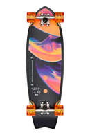 Globe Sun City Reishi, compact surf-geïnspireerd swallow-tail cruiserboard met Resin-7 hard rock maple deck en Tensor alloy trucks, 30 inch, verkrijgbaar bij Revert 95 Haarlem