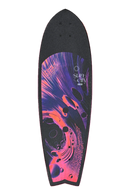 Globe Sun City Reishi, compact surf-geïnspireerd swallow-tail cruiserboard met Resin-7 hard rock maple deck en Tensor alloy trucks, 30 inch, verkrijgbaar bij Revert 95 Haarlem