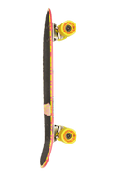 Globe Blazer Lazer Roo Cruiser 26 inch, Resin-7 hard rock maple mini diamond-tail cruiser complete met mellow concave kicktail 4.25 inch Tensor alloy trucks 62mm 78a Conical Cruiser wielen Globe ABEC-7 lagers en Lazer Roo kangoeroe artwork van Japanse artiest Hirotton, verkrijgbaar bij Revert 95 Haarlem