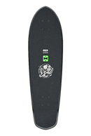 Globe Big Blazer Cruiserboard Good Times Roll, diamond tail cruiser met Resin-7 hard rock maple deck, Tensor alloy trucks en ingebouwde flesopener, neon graphic van Jamie Browne, 32 inch, verkrijgbaar bij Revert 95 Haarlem