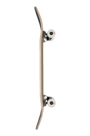 Globe Goodstock Complete Skateboard Fatigue Green, 8.25 inch Resin-7 Hard Rock Maple deck met full concave matte militaire groene afwerking wood knock-out logo Tensor 5.5 trucks 52mm 99a wielen en ABEC 7 lagers, verkrijgbaar bij Revert 95 Haarlem