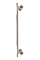 Globe Geminon 40 Rock Mediterranean, symmetrisch drop-through longboard met Resin-8 hard rock maple deck, Slant reverse kingpin trucks en Conical Cruiser wielen, 40 x 9,25 inch, verkrijgbaar bij Revert 95 Haarlem