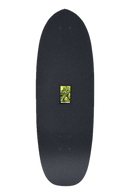 Globe Frothy Surfskate in Sea Saw colorway, 29.5 inch breed surfskate met Slant Surf trucks, 65mm/83A wielen en Resin-7 maple deck, volledig gemonteerd en direct rijklaar, verkrijgbaar bij Revert 95 Haarlem