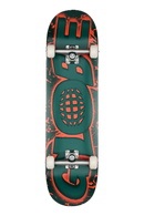 Globe G0 Reverb Complete Skateboard Dark Olive Phantom, 8.375 inch Resin-7 Hard Rock Maple deck met Globe Slant 5.5 trucks 52mm 99a wielen en ABEC 7 lagers, gedempte olijfgroene colorway zonder graphic, verkrijgbaar bij Revert 95 Haarlem

