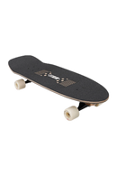 Globe Walrus Surfskate in Black/Peaking, 31 inch ultra-breed surfskate met arch bar, Slant Surf trucks, 63mm/83A Dragster wielen en Resin-7 maple deck, volledig gemonteerd en direct rijklaar, verkrijgbaar bij Revert 95 Haarlem
