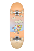 Globe Kids Grip 95 Mini Wide Complete Flaming Eye, kinderskateboard voor 6 tot 8 jaar met Resin-7 Hard Rock Maple deck 7.9 inch Tensor 5.0 trucks Globe 51mm 95a streetwielen en zwarte griptape met Flaming Eye graphic, verkrijgbaar bij Revert 95 Haarlem