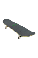 Globe G1 Posi-Dip Black/Green Complete Skateboard, Resin-7 hard rock maple deck met full concave, Tensor alloy trucks en ABEC 7 lagers, 8,25 inch, verkrijgbaar bij Revert 95 Haarlem