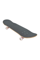 Globe G0 Pond Complete Skateboard, Resin-7 hard rock maple deck met mellow concave en steile kicktail, Slant trucks en ABEC 7 lagers, verkrijgbaar in 7,75 inch Pink/Honey en 8,0 inch Blue/Green, verkrijgbaar bij Revert 95 Haarlem