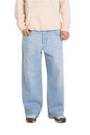 Reell Giant Baggy jeans in Light Blue Stone, oversized baggy fit met ultra-brede pijp, vergrote riemlussen en extra voering achterzakken, verkrijgbaar bij Revert 95 Haarlem