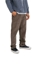 Reell Denim Regular Flex Chino Flanel Cord Olive Brown foto 1