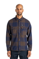Reell Denim Freeman Shirt Check Brown/Navy foto 1