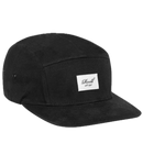 Reell 5-Panel Cap Cord, 100% cotton corduroy relaxed 5-panel snapback met structural brim stitching Reell woven logo patch op voorkant adjustable snapback closure met logo flag en woven brand label verkrijgbaar in Copper Brown Cord Hedge Cord en Black, verkrijgbaar bij Revert 95 Haarlem