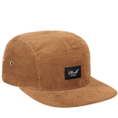 Reell 5-Panel Cap Cord, 100% cotton corduroy relaxed 5-panel snapback met structural brim stitching Reell woven logo patch op voorkant adjustable snapback closure met logo flag en woven brand label verkrijgbaar in Copper Brown Cord Hedge Cord en Black, verkrijgbaar bij Revert 95 Haarlem