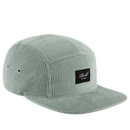 Reell 5-Panel Cap Cord, 100% cotton corduroy relaxed 5-panel snapback met structural brim stitching Reell woven logo patch op voorkant adjustable snapback closure met logo flag en woven brand label verkrijgbaar in Copper Brown Cord Hedge Cord en Black, verkrijgbaar bij Revert 95 Haarlem