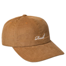 Reell Single Script Cap, 6-panel snapback met curved peak embroidered Reell script logo op voorkant embroidered ventilation eyelets en adjustable snapback closure verkrijgbaar in Black Cord Blue Grey Cord Blue Steel en Vintage Burgundy Cord, verkrijgbaar bij Revert 95 Haarlem