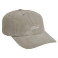 Reell Single Script Cap, 6-panel snapback met curved peak embroidered Reell script logo op voorkant embroidered ventilation eyelets en adjustable snapback closure verkrijgbaar in Black Cord Blue Grey Cord Blue Steel en Vintage Burgundy Cord, verkrijgbaar bij Revert 95 Haarlem