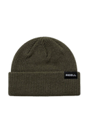Reell Denim Dock Beanie in kevergroen, voorkant