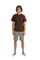 Reell Reflex Easy Short in Superior Light Green, 80% katoen 16% polyester 4% elastan Flex-stof short met elastische koordtaille opgestikte achterzakken en subtiele Reell branding in lichte frisse groene kleur, verkrijgbaar bij Revert 95 Haarlem