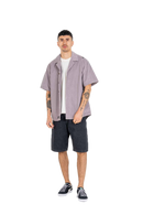 Reell Solid Short in Zero's Stone Black, relaxed fit denimshort van 100% katoen met stone black wassing en klassiek 5-pocket design, verkrijgbaar bij Revert 95 Haarlem