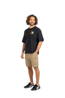 Reell Reflex Easy Cargo Short BR in Dark Sand, lichtgewicht Baby Ripstop cargo short met geritste zijzakken en welted zakken in warme beige zandkleur, verkrijgbaar bij Revert 95 Haarlem.
