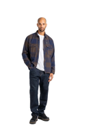Reell Denim Freeman Shirt Check Brown/Navy foto 2