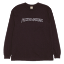 Fucking Awesome Fineline Glow in the Dark Stamp Logo Longsleeve in de kleur Black, verkrijgbaar bij Revert 95 Haarlem
