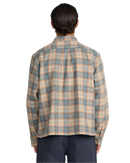 RVCA Dayshift Flannel in de kleur Wheat, verkrijgbaar bij Revert 95 Haarlem