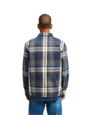 RVCA Flight Risk Shirt Jacket in de kleur Moody Blue, verkrijgbaar bij Revert 95 Haarlem