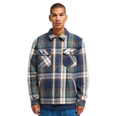 RVCA Flight Risk Shirt Jacket in de kleur Moody Blue, verkrijgbaar bij Revert 95 Haarlem