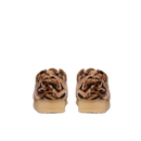 Clarks Originals Wallabee Tiger Print damesschoen met pony hair bovenkant, handgestikte mocassin constructie en naturelle crepe zool, verkrijgbaar bij Revert 95 Haarlem