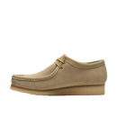Clarks Originals Wallabee in Maple Suede met premium Stead's suède bovenwerk, handgenaaide apron seam en natuurlijke pebble crêpezool, verkrijgbaar bij Revert 95 Haarlem