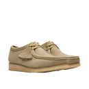 Clarks Originals Wallabee in Maple Suede met premium Stead's suède bovenwerk, handgenaaide apron seam en natuurlijke pebble crêpezool, verkrijgbaar bij Revert 95 Haarlem
