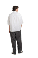 Reell Loose Flex Chino PC broek in Vulcan Grey, loose fit chino van dubbel geverfd polycotton met chino-details en subtiele Reell branding, verkrijgbaar bij Revert 95 Haarlem