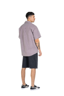 Reell Solid Short in Zero's Stone Black, relaxed fit denimshort van 100% katoen met stone black wassing en klassiek 5-pocket design, verkrijgbaar bij Revert 95 Haarlem