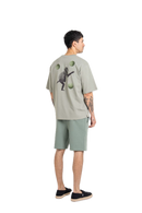 Reell Surface Short in Waffle colorways, 58% polyester 39% katoen 3% elastaan waffle stof short met elastische drawstring taille achterzakken en minimalistisch Reell branding label verkrijgbaar in Waffle Oatmeal, Waffle Chinois Green en Waffle Black, verkrijgbaar bij Revert 95 Haarlem