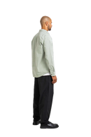 Reell Strike Shirt Baby Cord in de kleur Aqua Grey, verkrijgbaar bij Revert 95 Haarlem