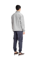 Reell Coach Jacket in Taupe, lichtgewicht waterafstotende nylon windbreaker in klassiek coach jacket silhouet met mesh voering en matte afwerking, verkrijgbaar bij Revert 95 Haarlem