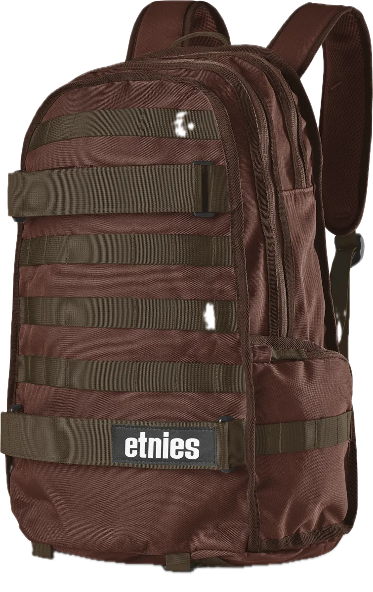 Etnies Marana Backpack Rust – stevige roestbruine rugzak met laptopvak en skate straps