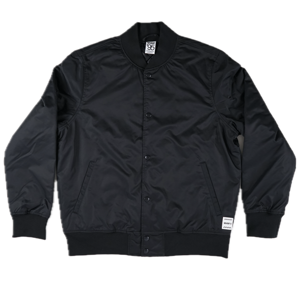 Revert 95 Clean Machine Bomber Jacket – college bomber van gerecycled polyester met quilted padding en YKK snap dome closure