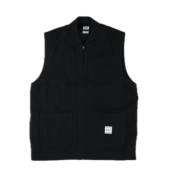 Revert 95 Classic Heavy Duty Work Vest – canvas work vest van cotton duck canvas met polyester blanket lining en Revert 95 branding