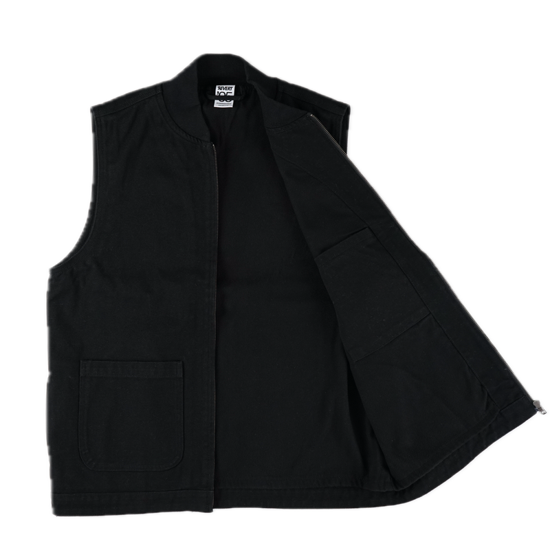 Revert 95 Classic Heavy Duty Work Vest – canvas work vest van cotton duck canvas met polyester blanket lining en Revert 95 branding