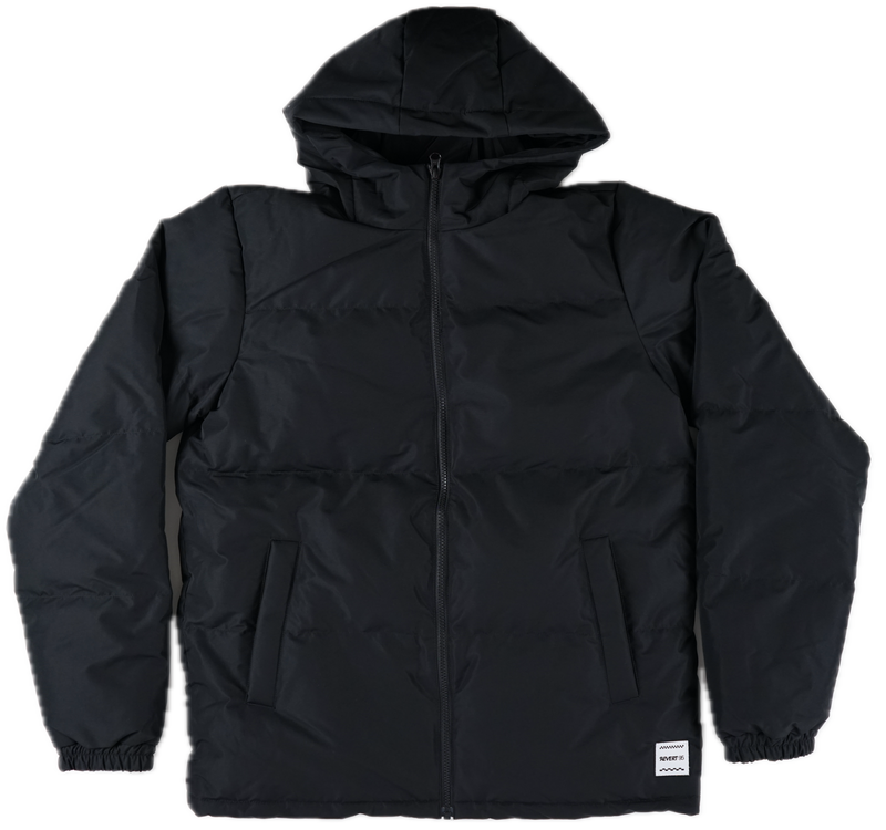 Revert 95 Big Puffer Hooded Jacket – oversized puffer jas van gerecycled polyester met 80/20 down-feather fill en RDS-gecertificeerd 630 Fill Power