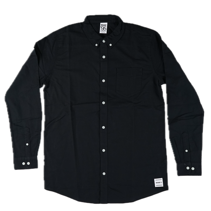 Revert 95 Always Good Oxford Shirt – tijdloos Oxford overhemd met Revert 95 branding en button-down kraag