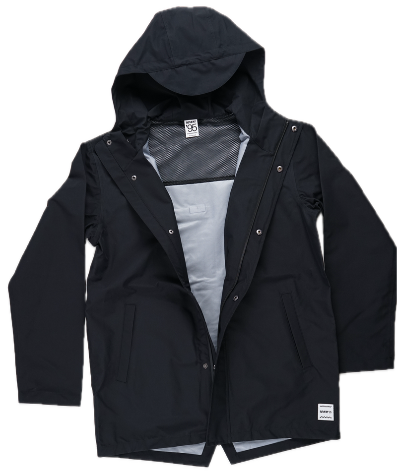 Revert 95 Always Good Technical Jacket – technisch waterafstotend jack met capuchon en Revert 95 branding