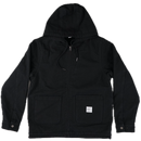 Revert 95 Classic Heavy Duty Work Hooded Jacket – canvas work jacket van cotton duck canvas met quilted recycled polyester lining en Revert 95 branding